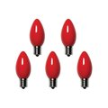 Holiday Bright Lights C9 Christmas Light BulbsRed1 in. 25 Lights 9761016